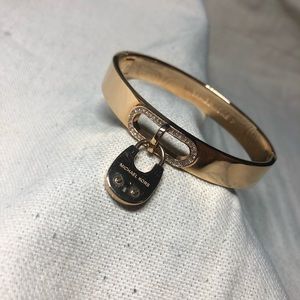 **SOLD on Mercari** Michael Kors Padlock Cuff Bracelet